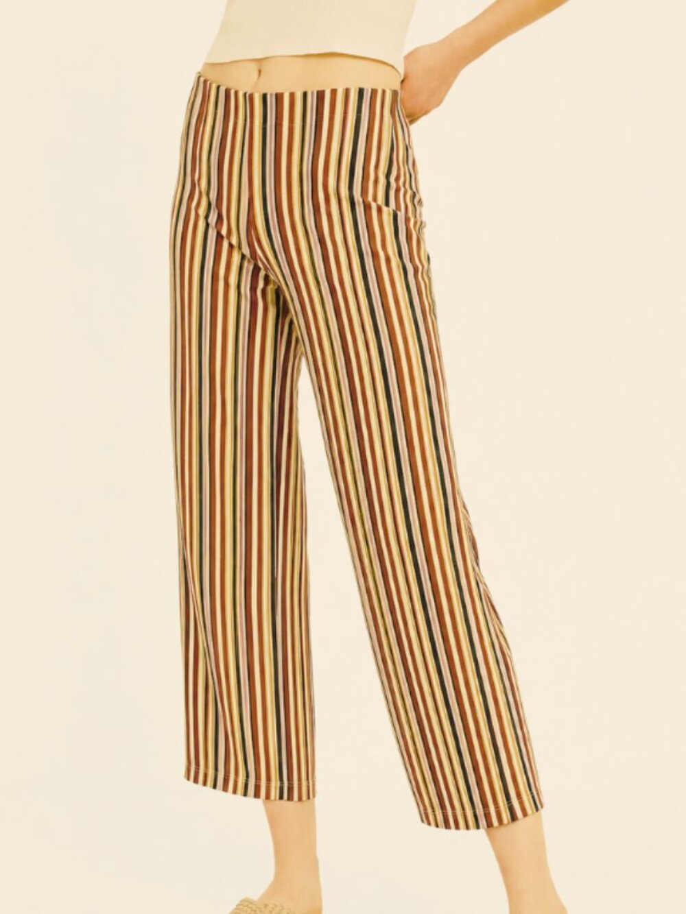 Multicoloured Stripe Pants